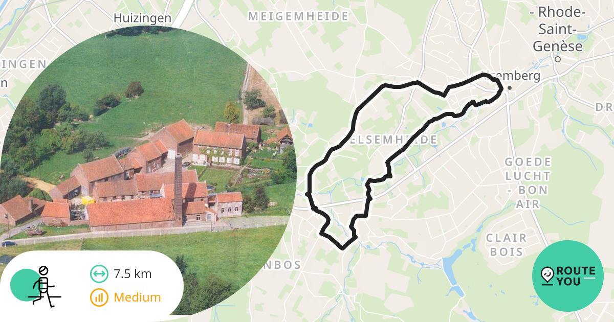 alsemberg-zuid-west-recreatieve-wandelroute-routeyou