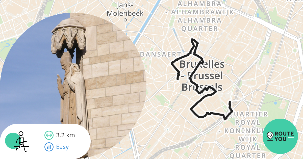 Route Brussel - Wandelroute | RouteYou