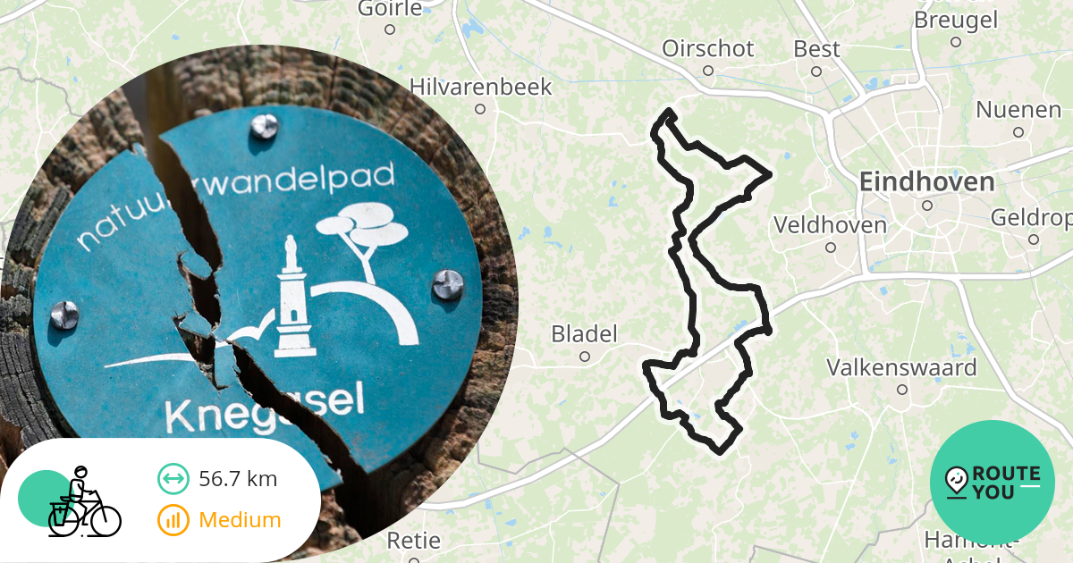 Eersel Steensel Recreatieve Fietsroute Routeyou