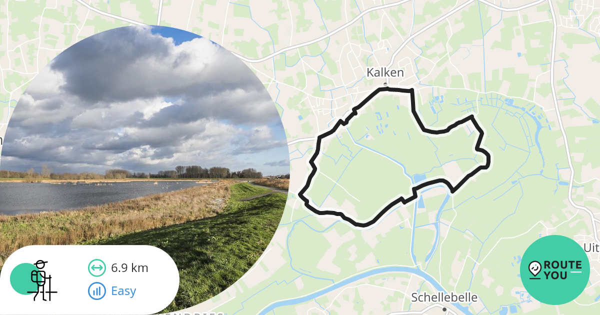 Oude Schelde Wandelroute Hikingroute Routeyou