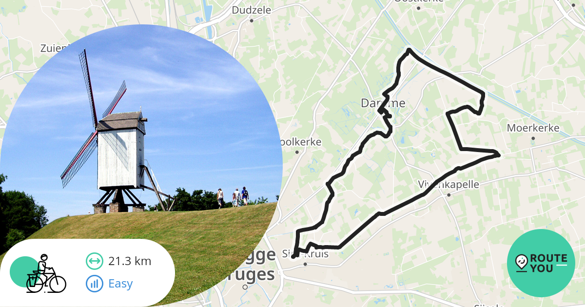 Brugse Ommeland - Recreatieve Fietsroute | RouteYou