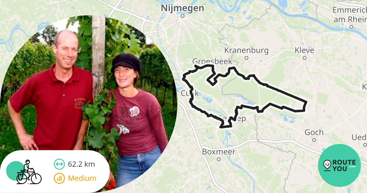 Gennep, Rondje Cuijk, Groesbeek En Reichswald - Recreatieve Fietsroute ...