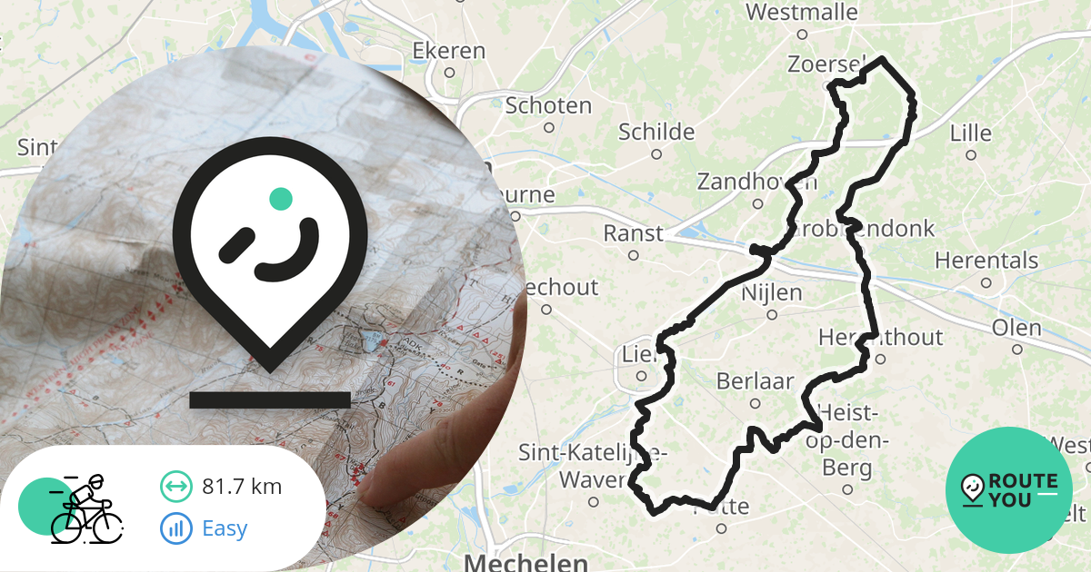 Onze-Lieve-Vrouw-Waver - Racefietsroute | RouteYou