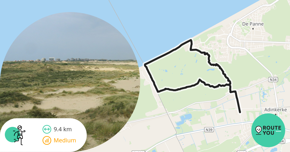 Adinkerke De Panne Joggingroute Routeyou