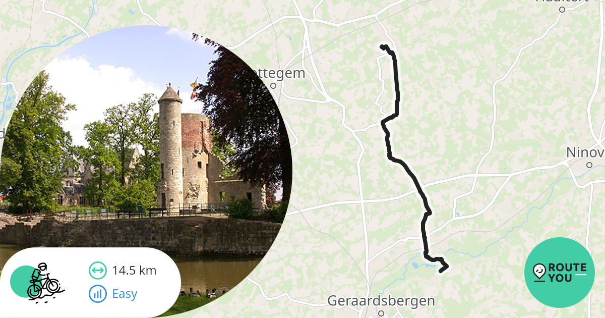 Fietsroute Herzele Gavers Geraardsbergen Mountainbikeroute RouteYou