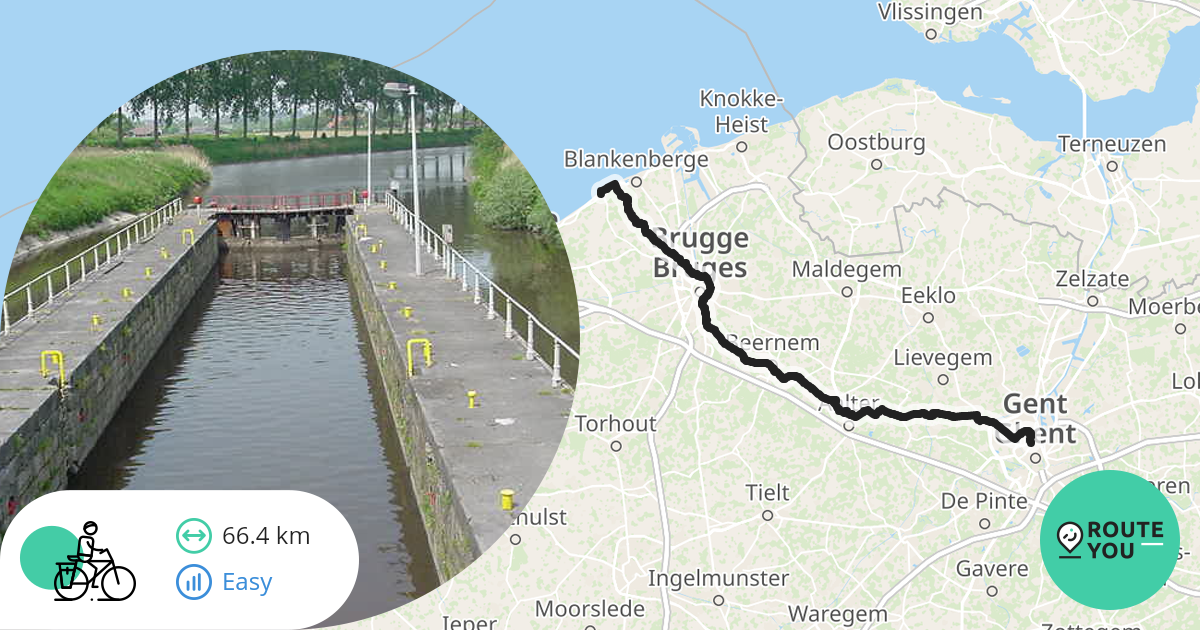 Gent Wenduine Recreatieve Fietsroute Routeyou