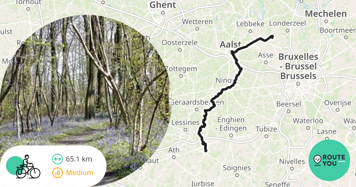 Merchtem - Wihéries (deel 1) - Recreatieve fietsroute | RouteYou