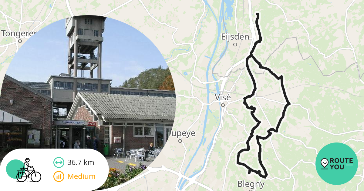 Naar De Oude Kolenmijn Van Blegny (B) - Recreatieve Fietsroute | RouteYou