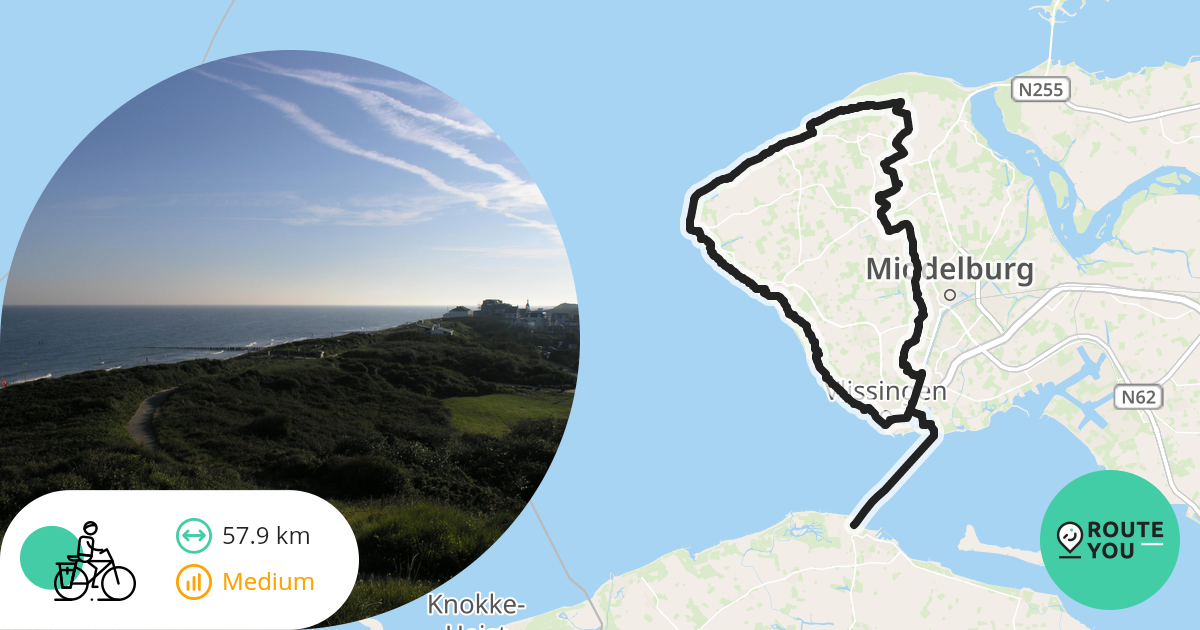 Breskens - Vlissingen - Recreatieve fietsroute | RouteYou