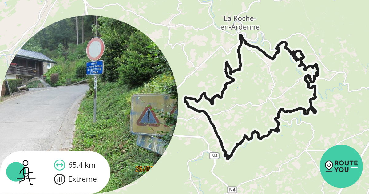 gr 57 + 14 Wandelroute RouteYou