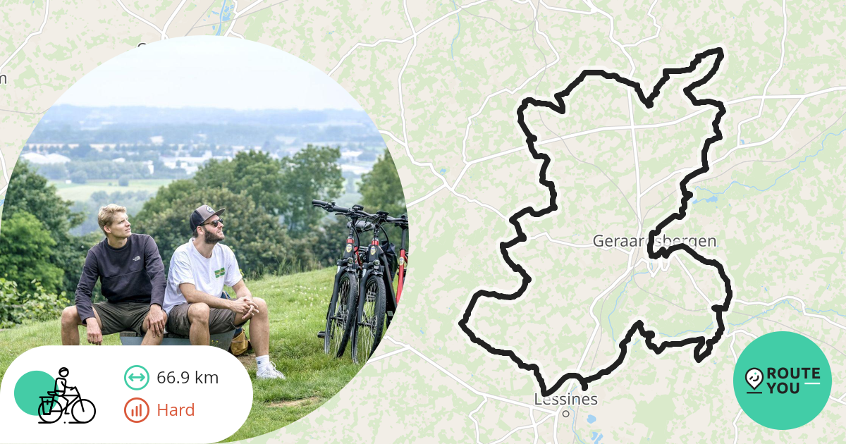 Over the Wall and the language border bicycle route Recreational cycle route RouteYou