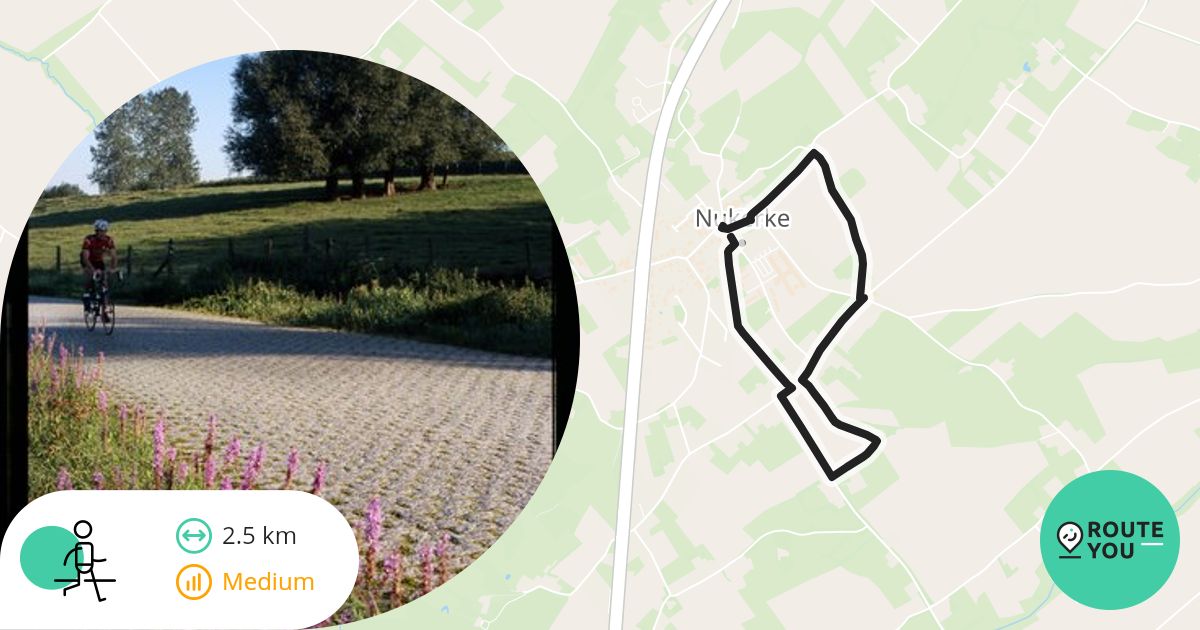 Belgique - Nukerke 2,52km - Itinéraire à pied | RouteYou