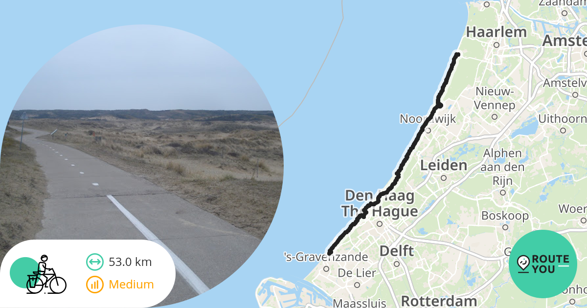 Zandvoort Ter Heijde Aan Zee Recreatieve Fietsroute Routeyou