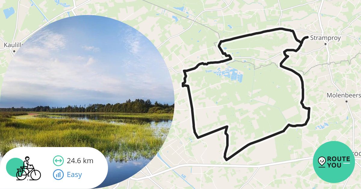 Vanuit Stramproy KempenBroek ontdekken - Recreatieve fietsroute | RouteYou