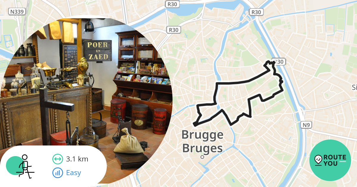 brugge-wintergloed-3-km-wandelroute-routeyou