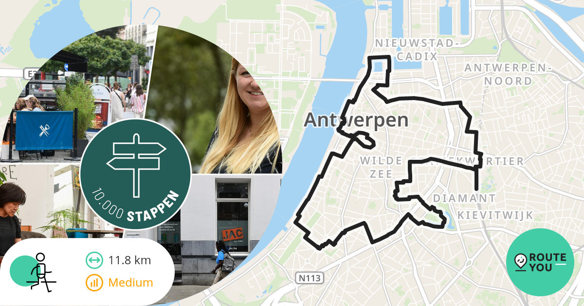 Antwerpen Wandelroute Routeyou