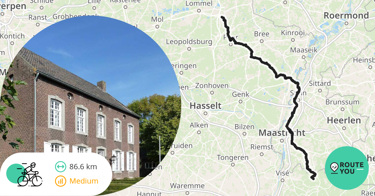 Overpelt Overpelt - Sint-Martens-Voeren - Robin - Racefietsroute | RouteYou