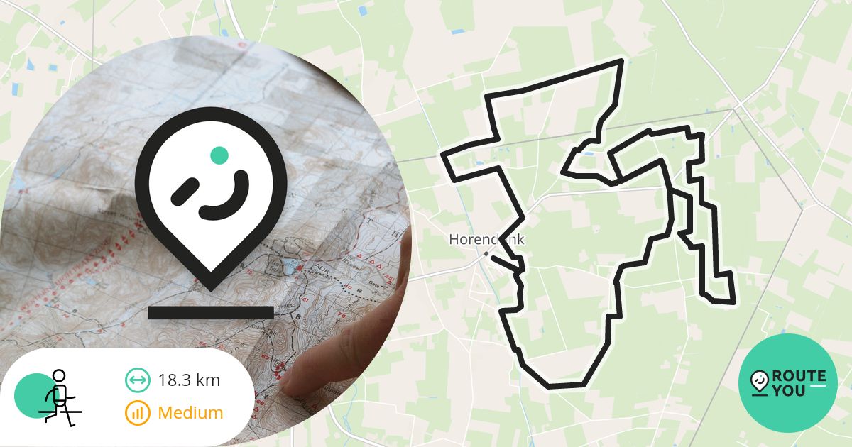 DOU 18 km 2025 - Wandelroute | RouteYou