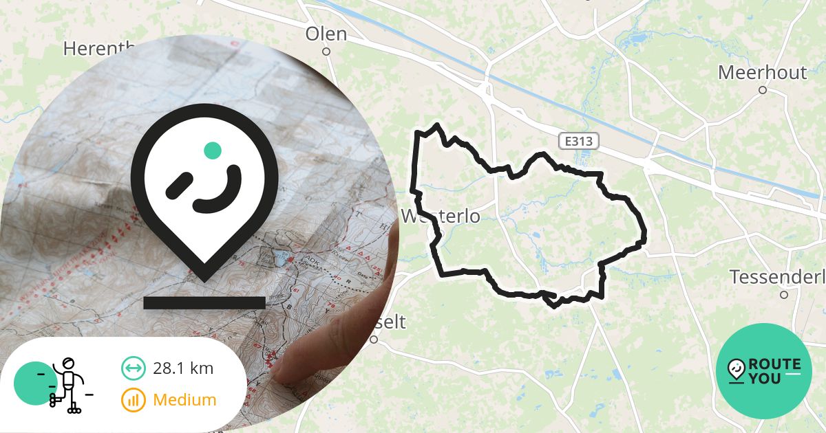 Laakdal en omgeving (28km)🤩👍 - Inlineskateroute | RouteYou