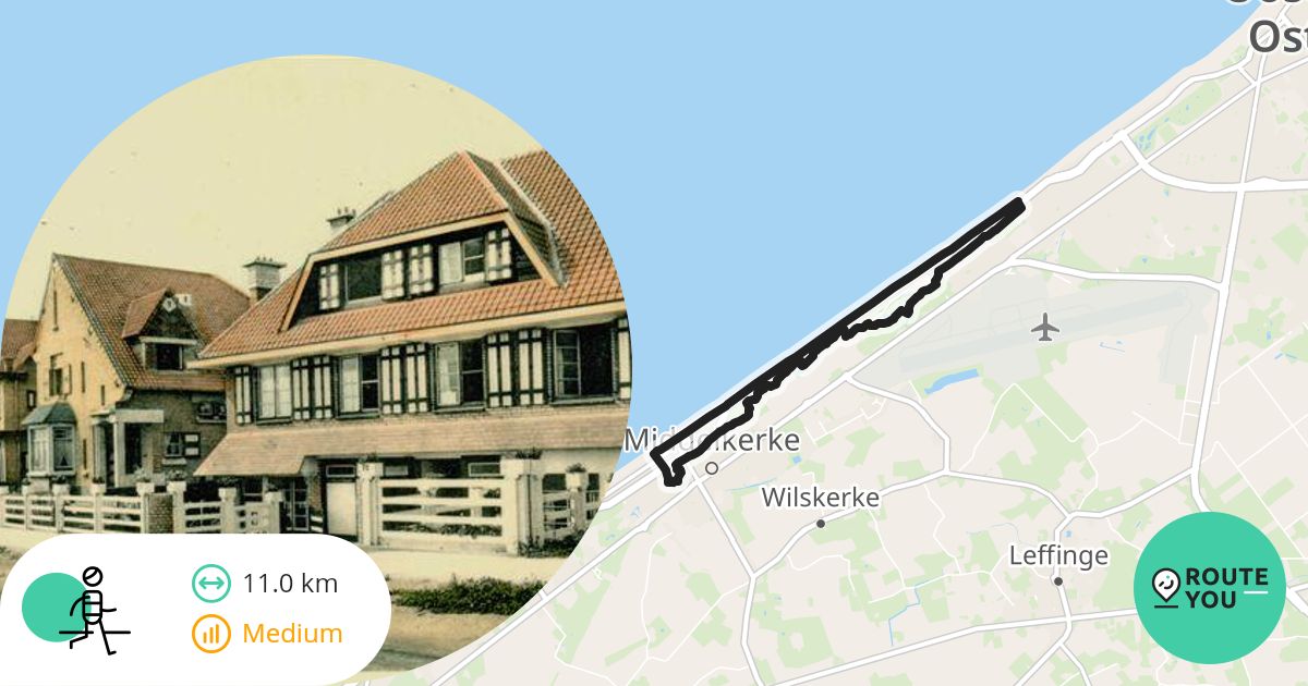 Langs Het Vliegveld Van Oostende Recreatieve Wandelroute RouteYou langs-het-vliegveld-van-oostende-recreatieve-wandelroute-routeyou