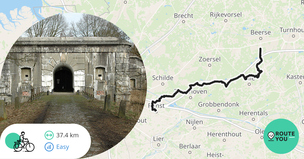 Ranst - Beerse (verhard - versie 1 mei) - 37 km - Recreatieve ...