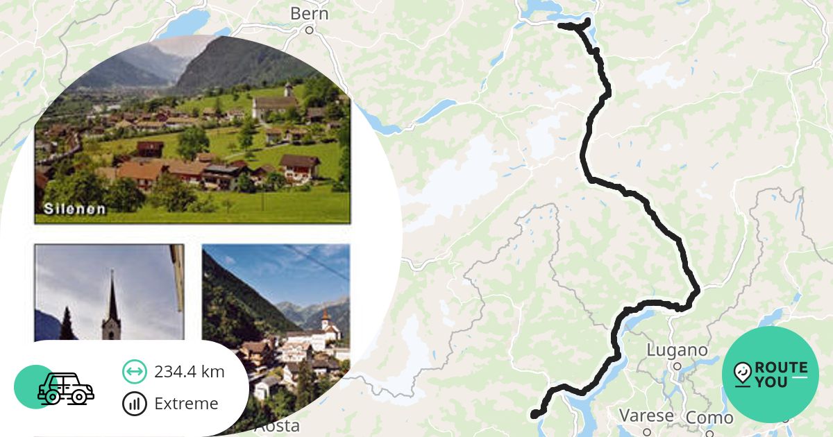 Seelisberg - Quarna Sopra - Autoroute | RouteYou