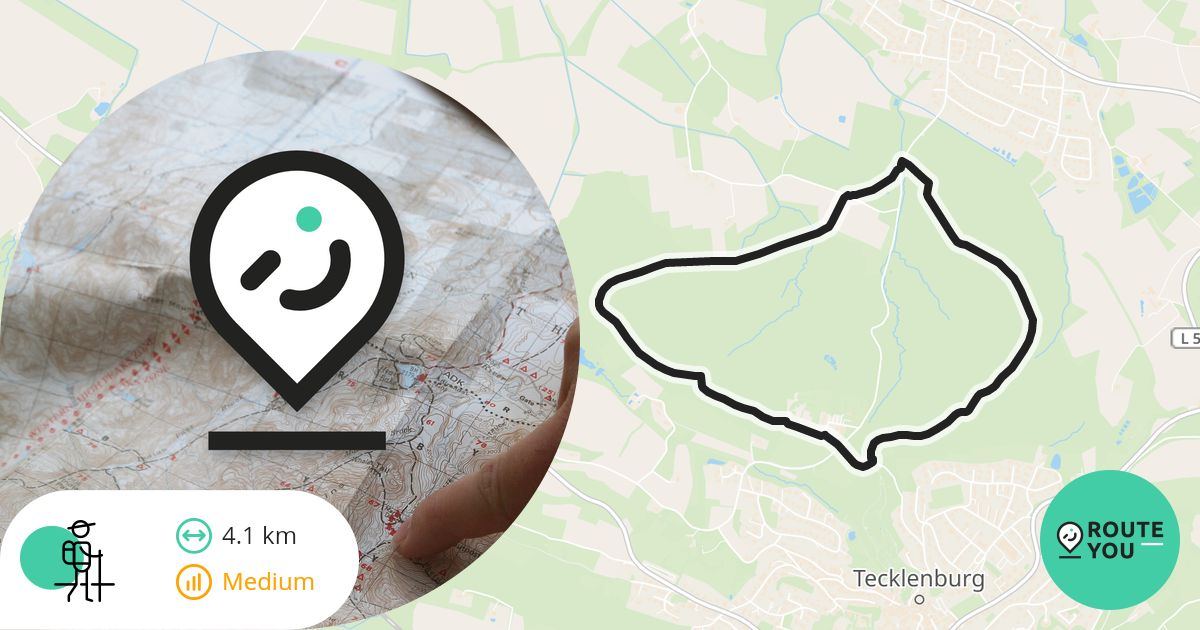 A5 Tecklenburg - Hikingroute | RouteYou