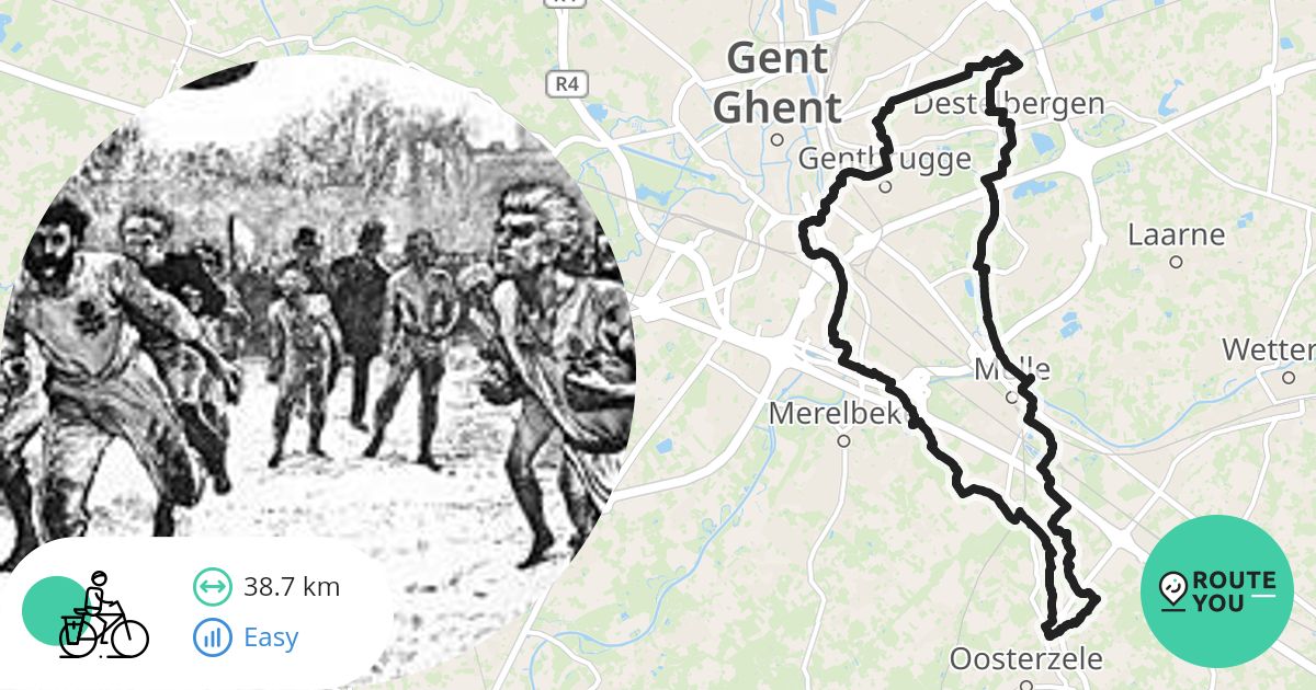Lus Begint In Gent 07 09 26 Recreatieve Fietsroute RouteYou