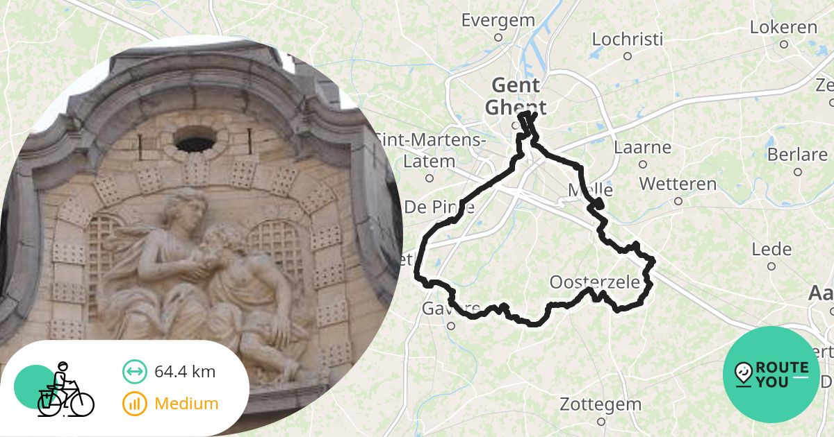 Lus Begint In Gent 09 09 26 Recreatieve Fietsroute RouteYou