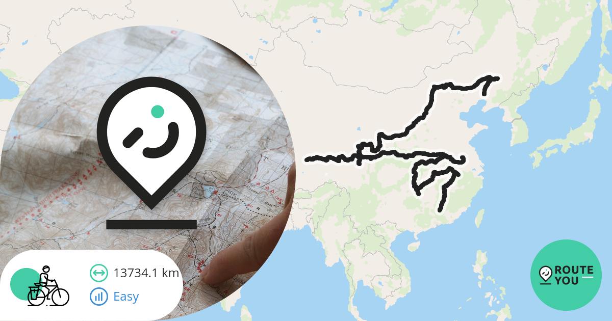 China cycle route routeyou