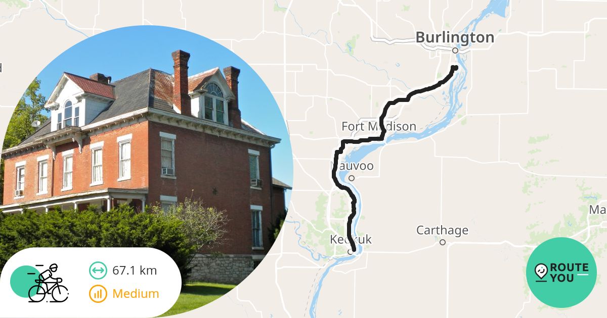 Mississippi River Trail (Iowa) - Road bike route | RouteYou