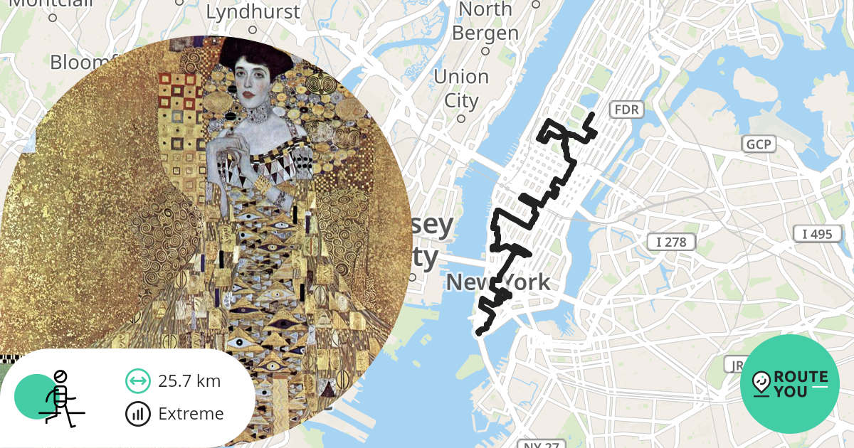 Did You Knowwalk of Manhattan Recreational walking route RouteYou