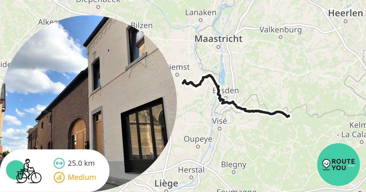 RIEMST VOEREN - Recreatieve fietsroute | RouteYou