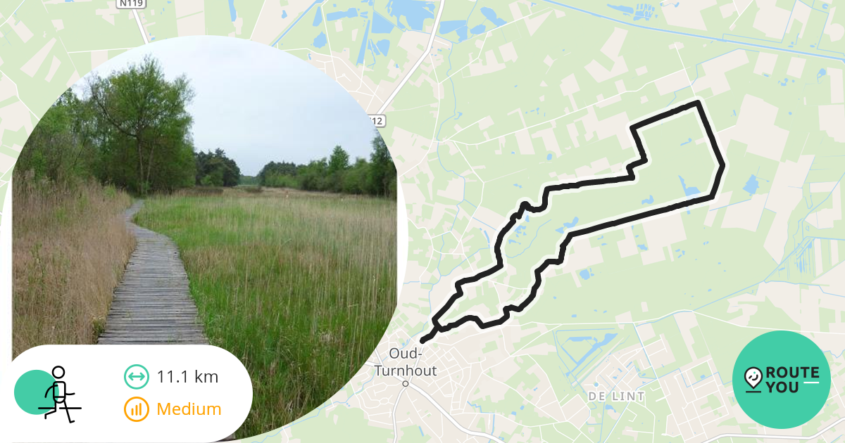 OudTurnhout_Liereman Wandelroute RouteYou