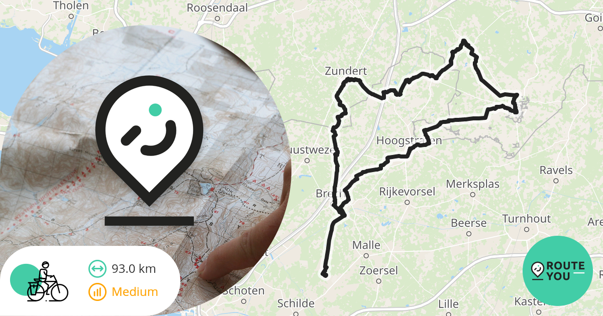 Mijn Route - Recreatieve Fietsroute | RouteYou