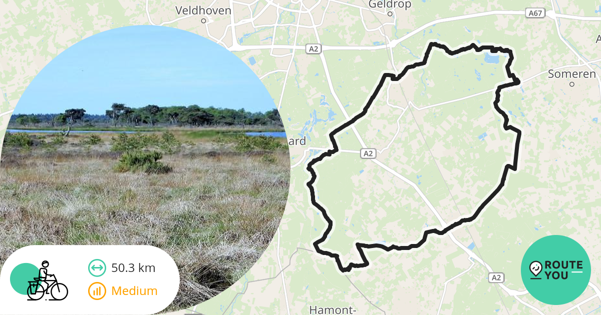 Fietsroute Heeze-Leende En Groote Heide - Recreatieve Fietsroute | RouteYou