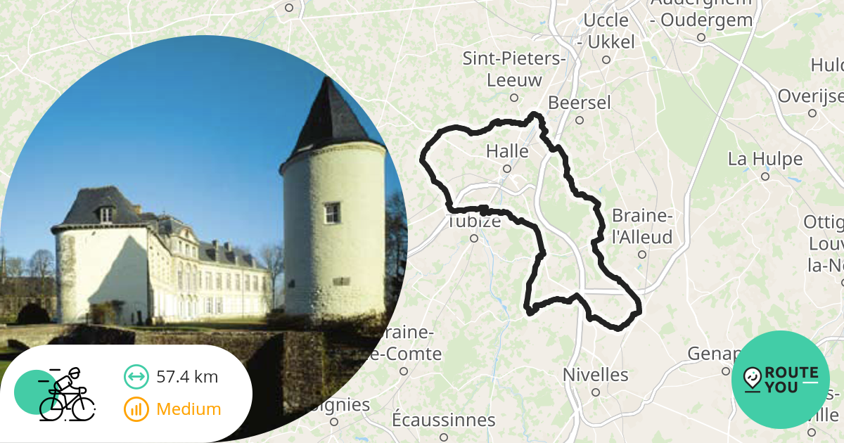 Opwarmroute met de Bruine Put Racefietsroute RouteYou