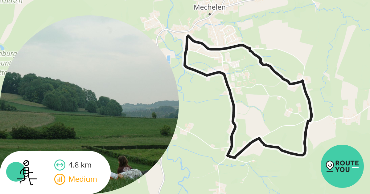 Wandelroute Wi18 - Gulpen-Wittem - Mechelen - Recreatieve Wandelroute ...