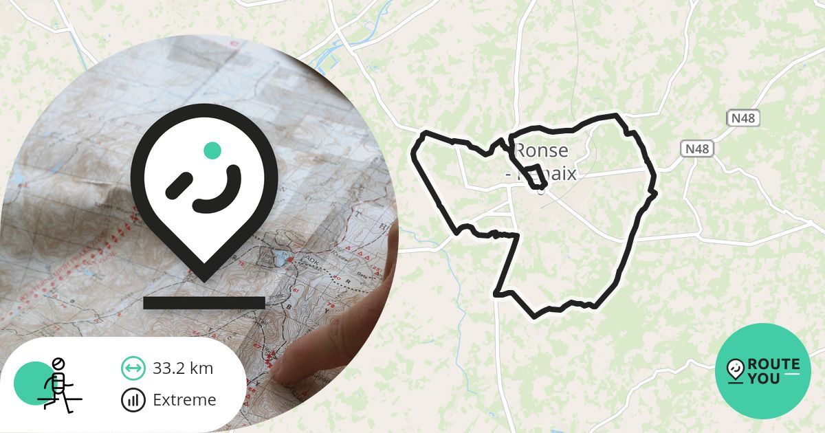 Fiertel Ronse - Recreatieve wandelroute | RouteYou