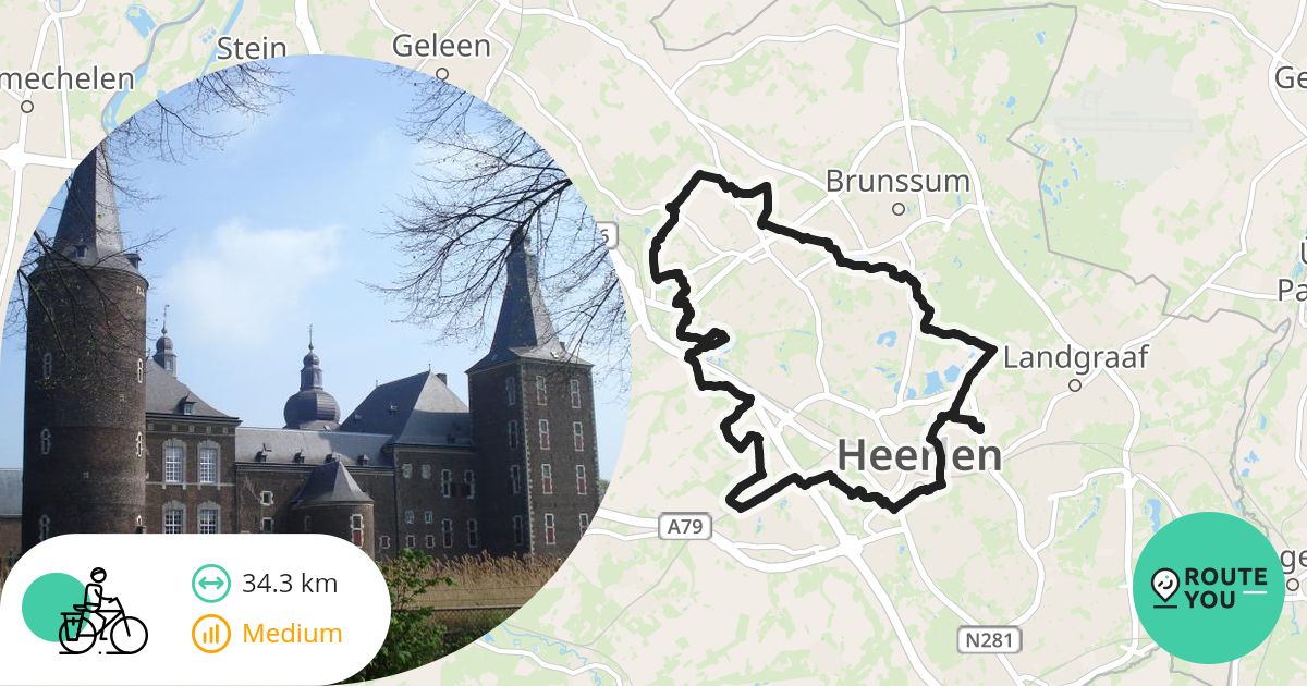 Fietsroute - Parkstad Limburg - Kastelenroute - Recreatieve fietsroute ...