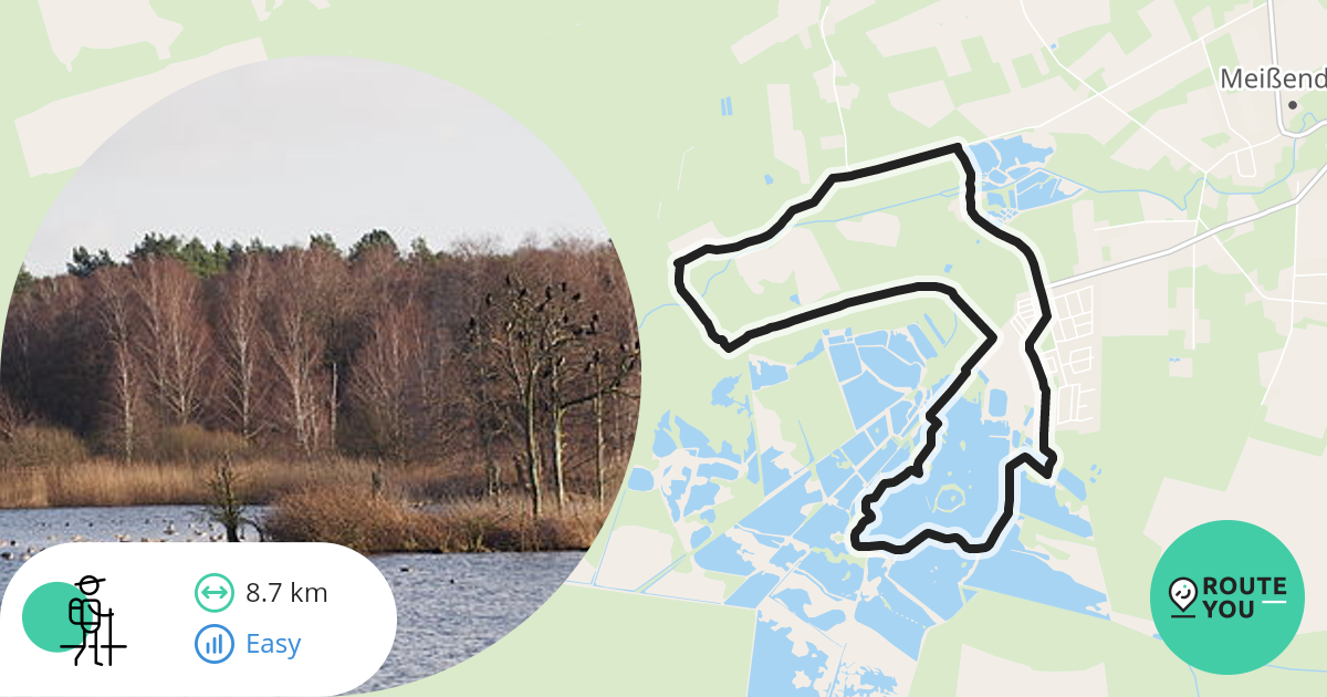 Rund um die Meißendorfer Teiche Hikingroute RouteYou