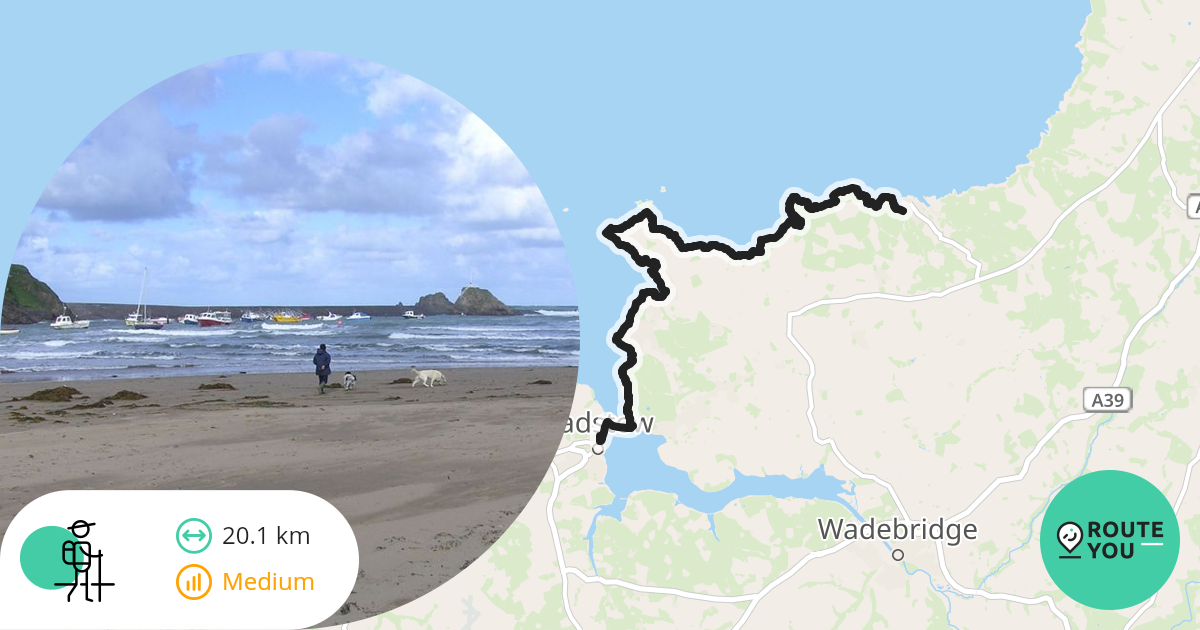 South West Coast Path (Section 14 Port Isaac to Padstow) Walking