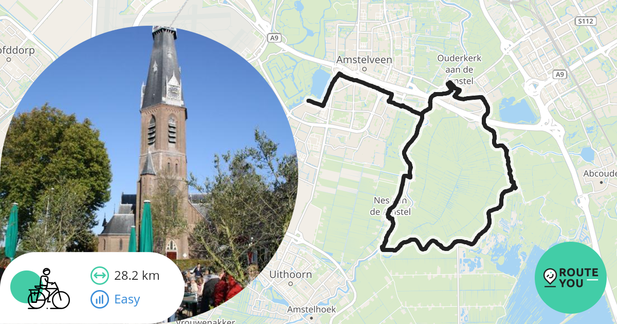 Ronde Hoep Recreatieve fietsroute RouteYou
