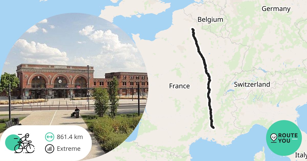 Staten quentin tot mazan - Road bike route | RouteYou