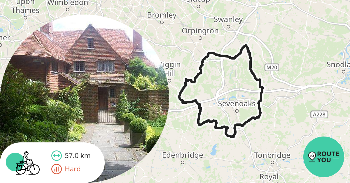 Explore the Scenic Countryside Leisurely Cycle Route in Sevenoaks via Brasted Recreational