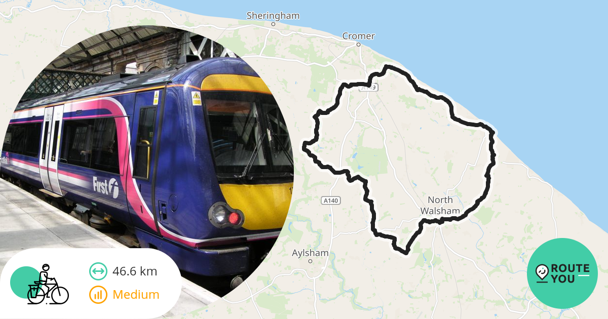 Discover the Scenic Coastal Beauty of Mundesley on a Leisurely Bike Ride in North Norfolk