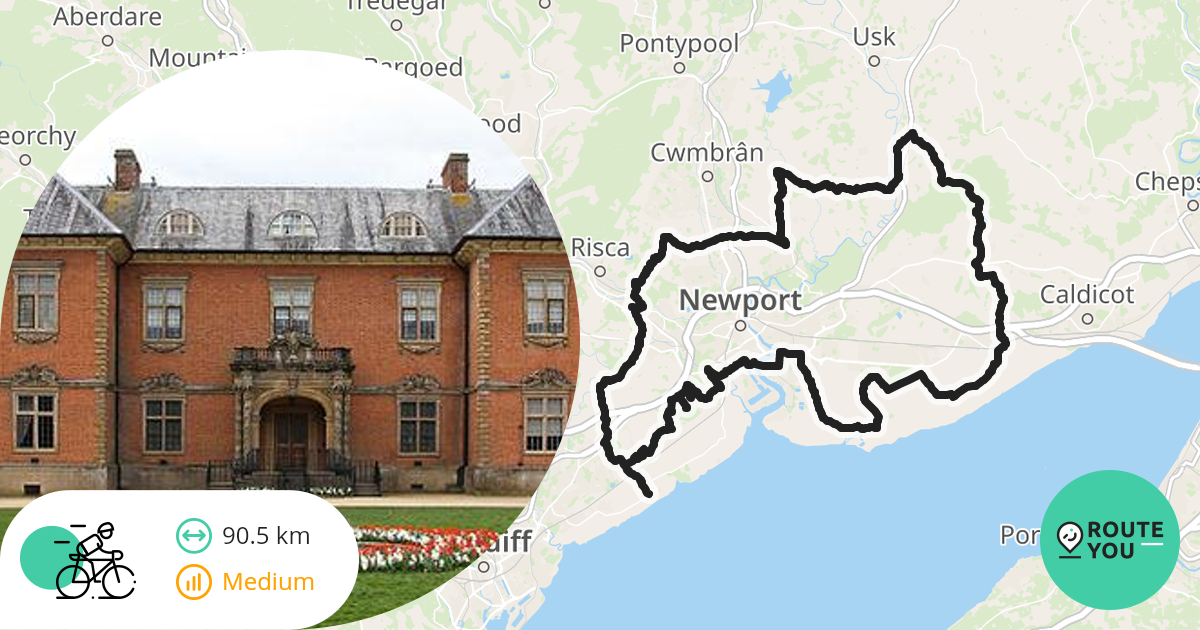 Llantarnam Abbey cycling and visiting an abbey Road bike route