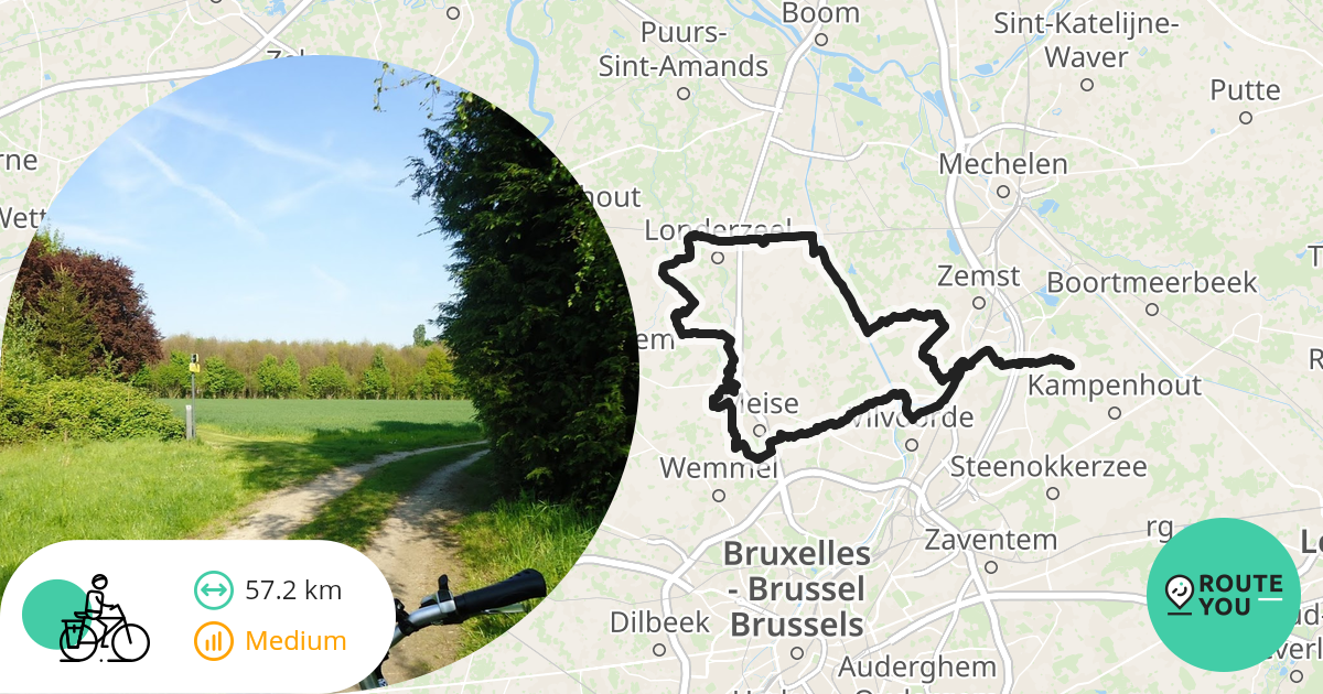 Fietslus (knooppunten) Door De Brabantse Kouters - Recreatieve ...