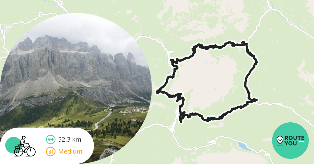Sella Ronda Fietsroute RouteYou
