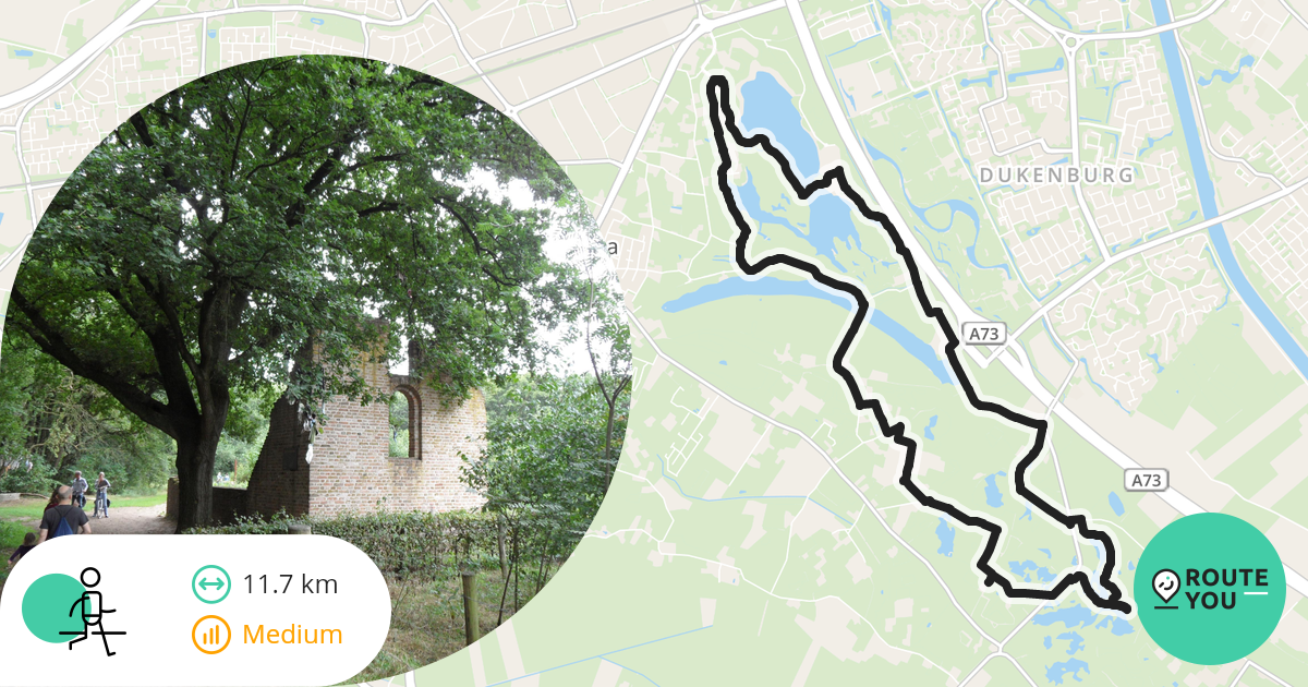 Hike Zomerkamp St Walrick Wandelroute RouteYou